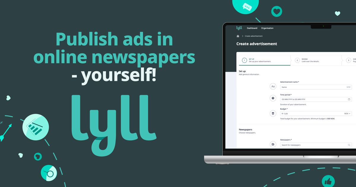 Lyll - superenkel digital annonsering på nettaviser